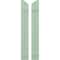 Ekena Millwork Americraft 2-Board (2 Batten) Wood Joined Board-n-Batten Shutters w/Ellipt Top, ARW101BE207X77SGH, PR ARW101BE207X77SGH - alternate 1